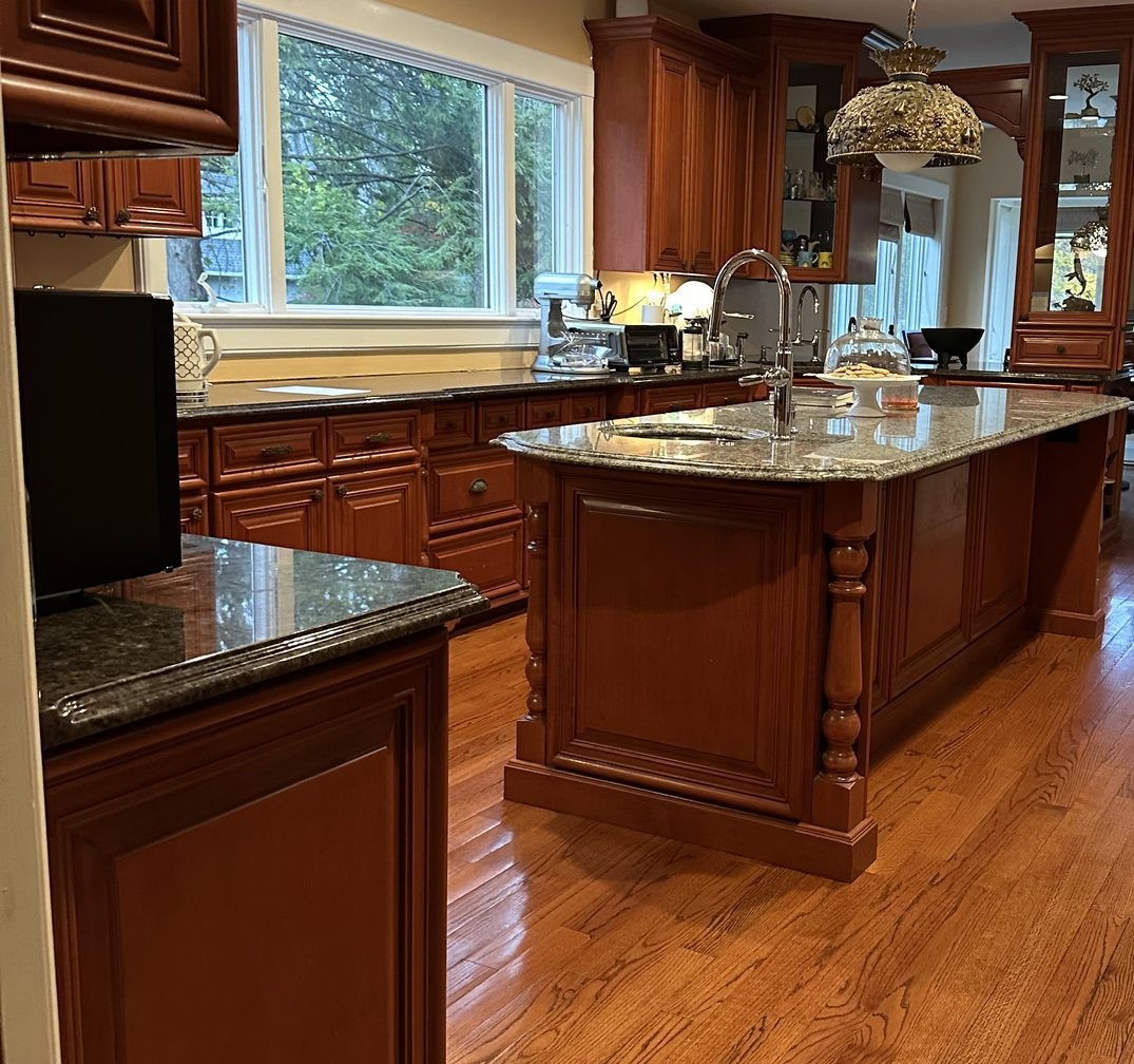 Kitchen — before staging, full view